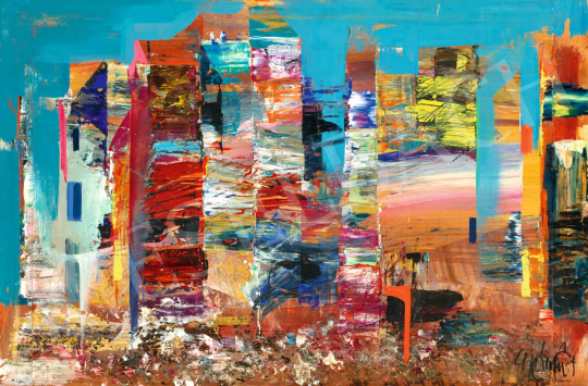  Gyémánt, László - A Town from a Dream, 1960s | 79th Winter Auction auction / 195 Lot