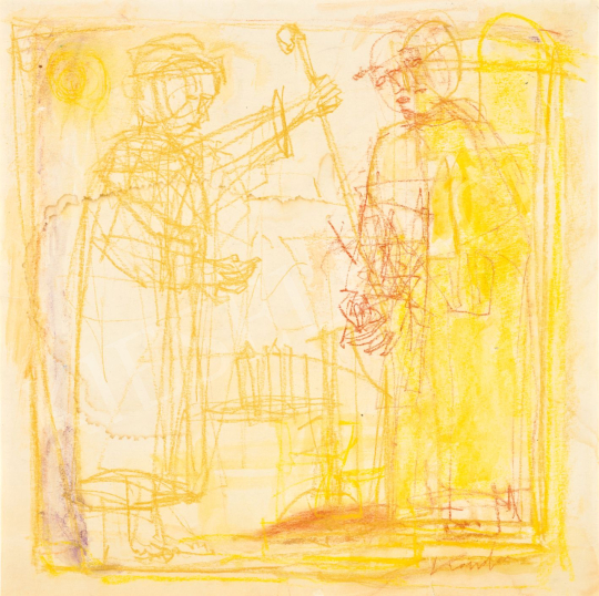 Kondor, Béla - Scene, c. 1965 | 79th Winter Auction auction / 200 Lot