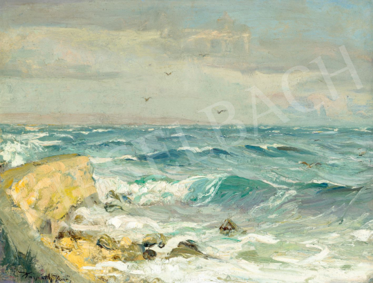  Kárpáthy Jenő - Tengerparton | 79. téli aukció aukció / 223 tétel