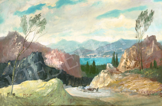  Molnár C. Pál - Itáliai táj | 79. téli aukció aukció / 224 tétel