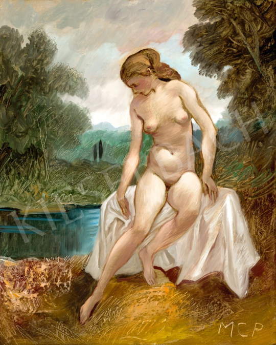  Molnár C., Pál - After Bath | 79th Winter Auction auction / 234 Lot
