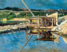 Zemplényi Tivadar - Adriai tenger (Tonhalászok Portoréban), 1910 körül 