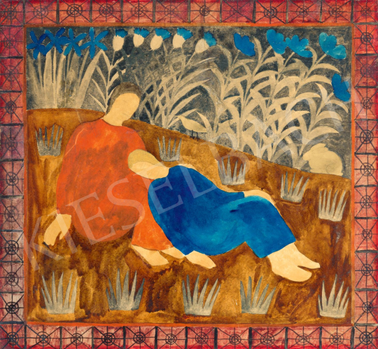  Ferenczy Noémi - Pihenők (Ketten) | 79. téli aukció aukció / 251 tétel