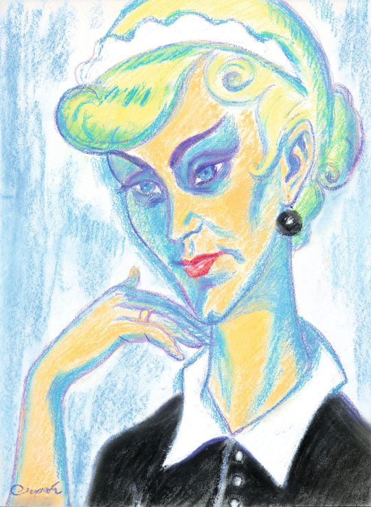  Csapek Károly - Szobalány | 79. téli aukció aukció / 259 tétel