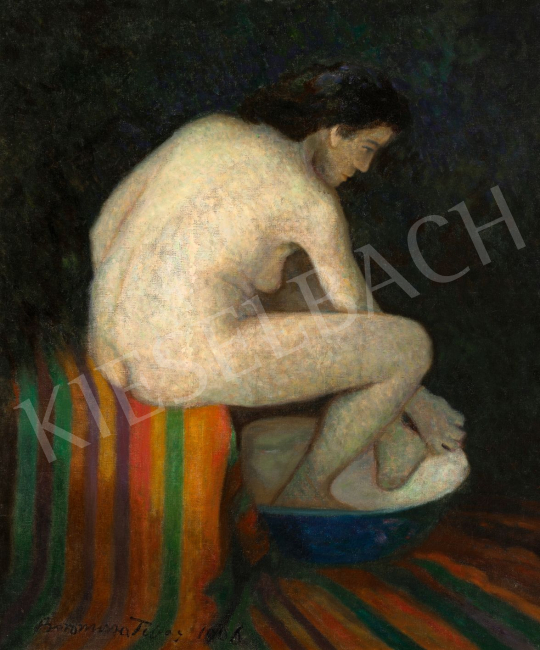 Boromisza Tibor - Fürdő akt, 1906 | 79. téli aukció aukció / 263 tétel