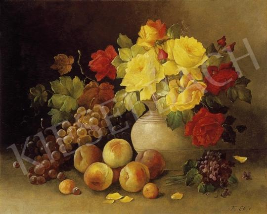 Signed F. Ehrl, about 1900 - Still Life with a Yellow Rose | 4th Auction auction / 145 Lot