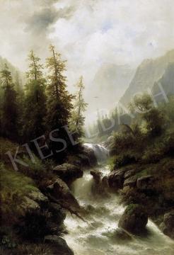 Signed A. Giffringer, 19th century - Austrian Landscape with a Brook | 4th Auction auction / 151a Lot