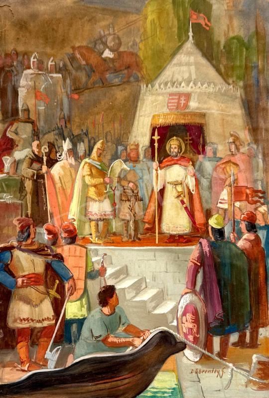 For sale Döbrentey, Gábor - Saint Stephen 's painting
