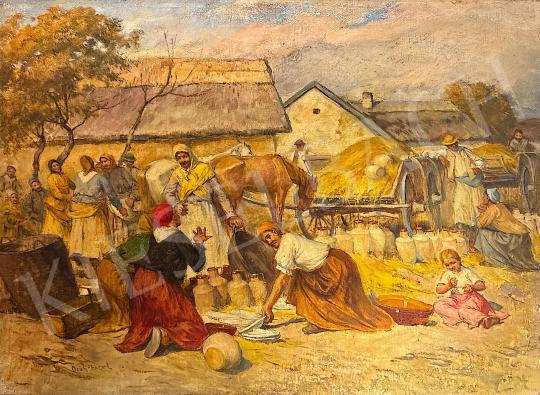 Deák Ébner, Lajos - Fairground bustle painting