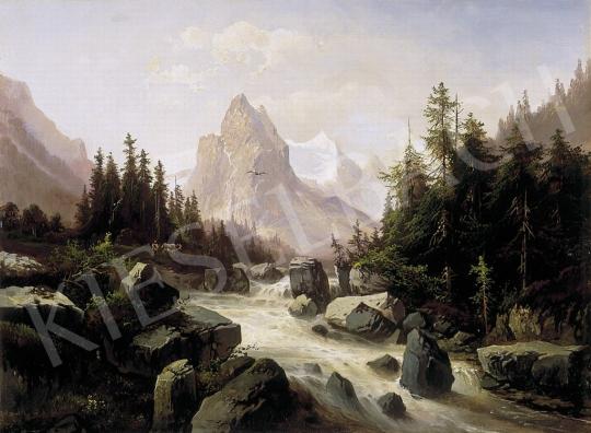 Signed A. Giffringer, 19th century - Mountain Landscape | 4th Auction auction / 151b Lot