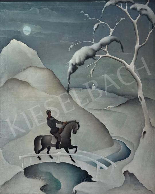 Eladó  Basilides Barna - Lovas,1930 festménye