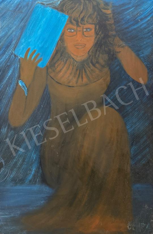  Oláh Mara (OMARA) - Olvasó nő festménye