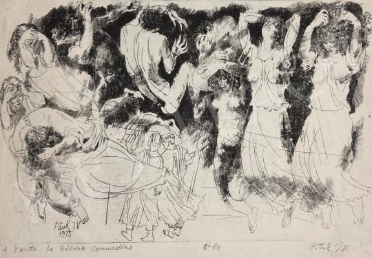 Eladó Pituk József - Divina Commedia, 1973 festménye