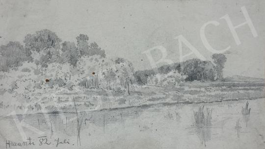 Eladó  Mesterházy Kálmán - Vízpart, 1882  festménye