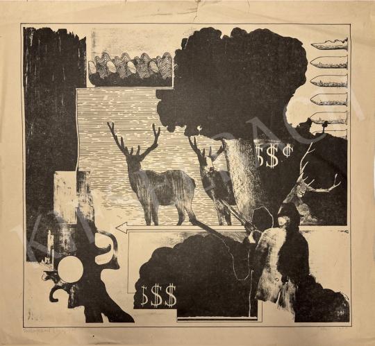 For sale Kéri, Ádám - Hunting scene, 1971  's painting