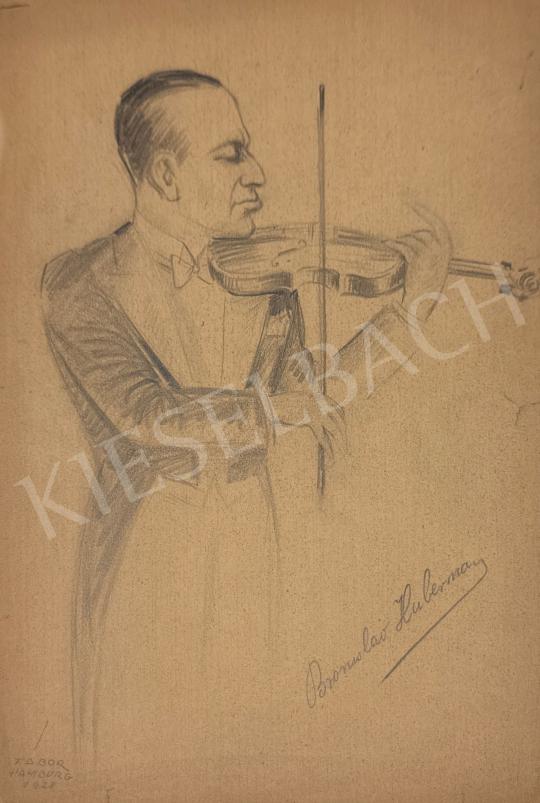 Eladó Ismeretlen festő - Bronislaw Hubermann hegedűművész  festménye