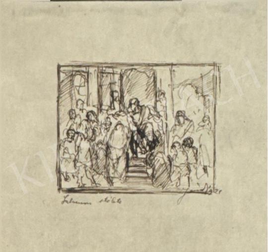 Eladó  Jándi Dávid - Salamon ítélete, 1921 festménye