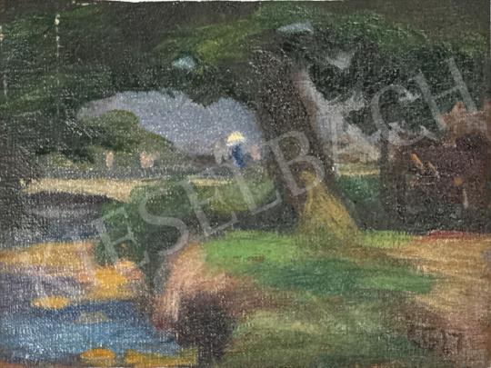 Eladó Égly Sári - A Zazar-part Nagybányán festménye