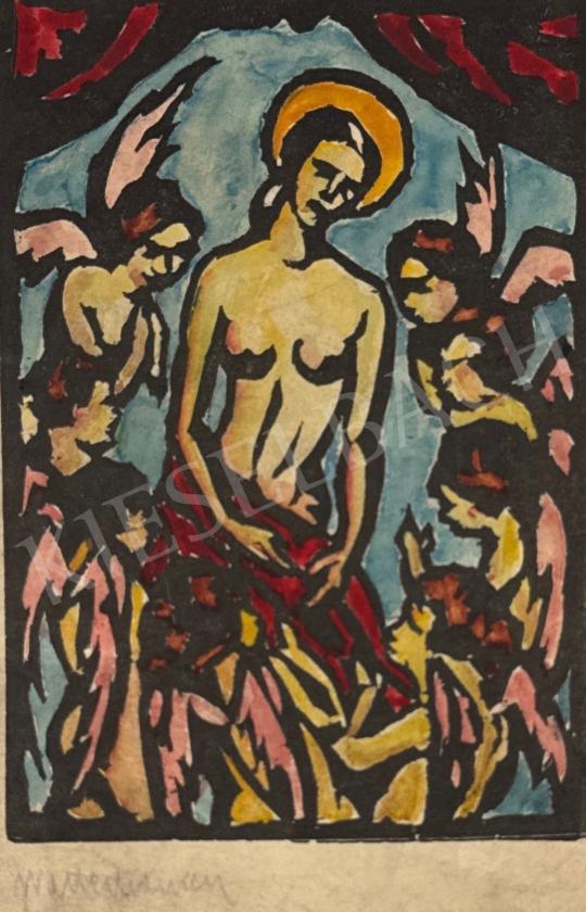 For sale Walleshausen, Zsigmond - Female nude angels 's painting