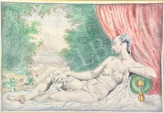 For sale Unknown painter - Art Deco nude, 1921 's painting