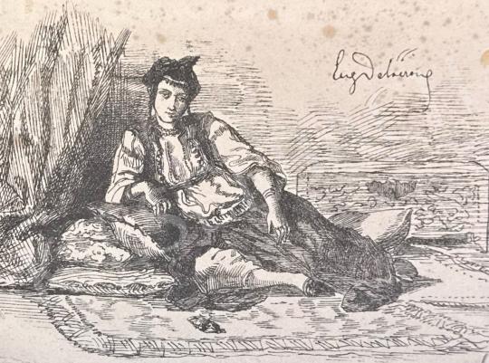 Eladó  Eugène Delacroix  - Algír nő festménye