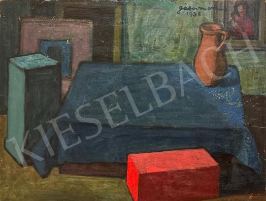 Eladó  Gábor Móric - Enteriör, 1936 festménye