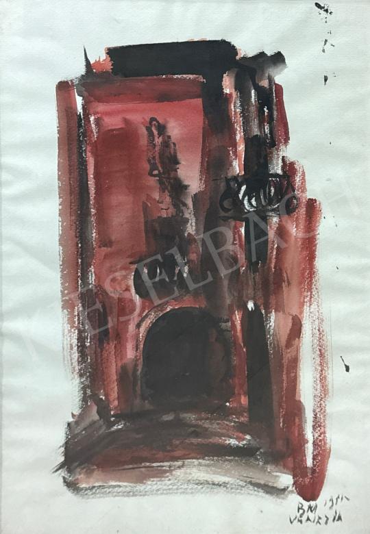 Eladó  Borsos Miklós - Velencei hangulat (Velencei sikátor), 1954  festménye