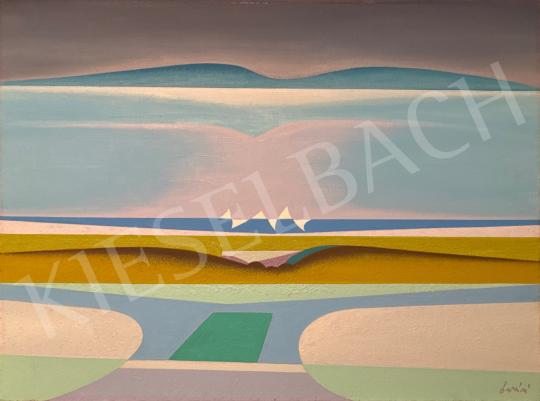 Eladó  Óvári László - Téli Balaton festménye