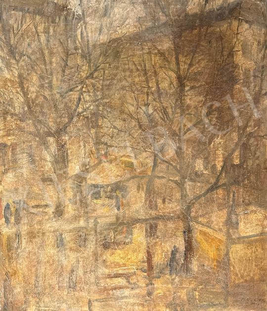 Eladó  Marich Géza - Lövölde tér, 1951  festménye