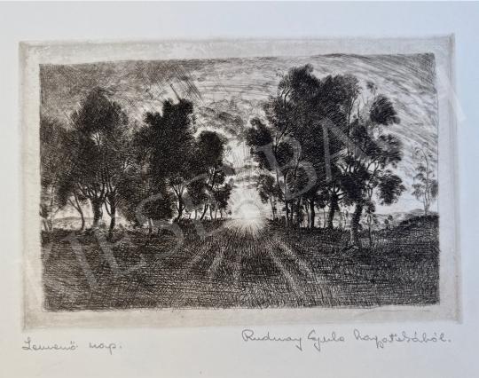 Eladó  Rudnay Gyula - Lemenő nap festménye