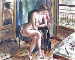  Jobbágyi Gaiger Miklós - Ablakon kinéző akt, 1931 