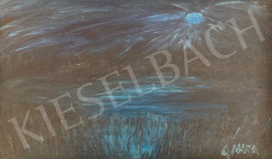 Eladó  Oláh Mara (OMARA) - Esti fények festménye