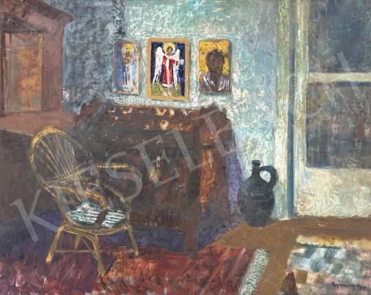 Eladó Ujváry Lajos - Műterembelső festménye