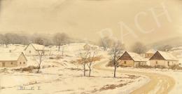 Dobroszláv Lajos - Téli falu 