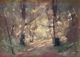 Ismeretlen festő - Erdőben 