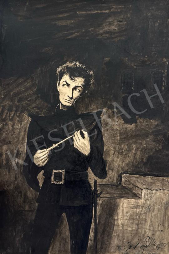 Eladó  Rátkay Endre - Színházban, 1955  festménye