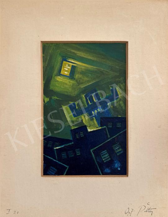 Eladó  Rátkay Endre - Városi jelenet festménye