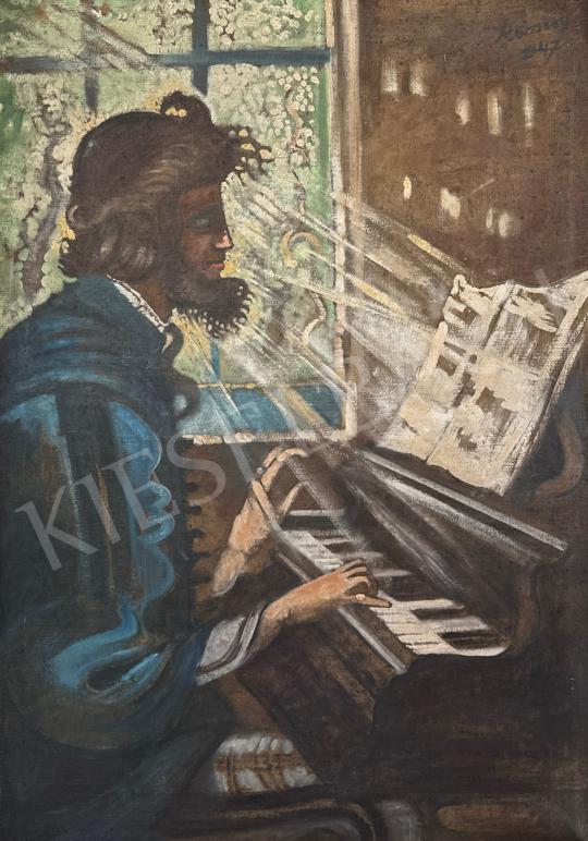 For sale  Remsey, Jenő György - Pianist, 1947  's painting