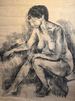  Németh, József - Seated Nude 