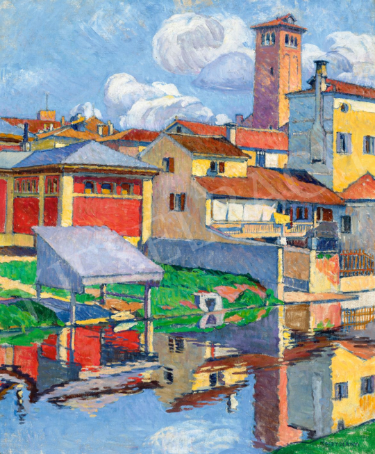 Kosztolányi Kann, Gyula - Italian Town (Treviso in Summer), c. 1910 | 80th Spring Auction auction / 6 Lot
