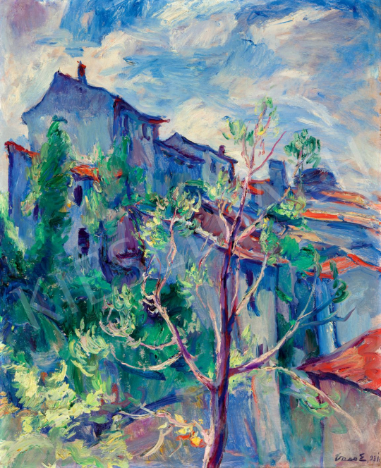 Vass, Elemér - Mediterranean Houses (Blue Clouds), 1931 | 80th Spring Auction auction / 25 Lot
