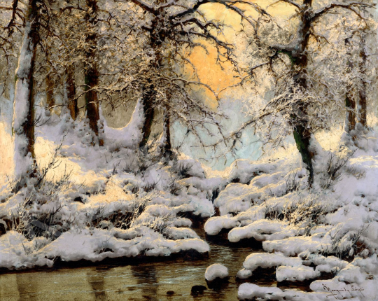 Neogrády, László - Snow-Clad Stream Bank | 80th Spring Auction auction / 35 Lot