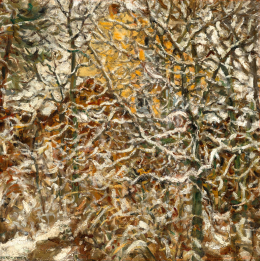  Perlmutter, Izsák - First Snow (View from the Atelier), 1920 