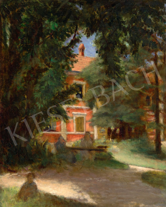  Megyesi Schwartz Antal - Nyári kertben, 1935 körül | 80. tavaszi aukció aukció / 62 tétel