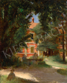  Megyesi Schwartz Antal - Nyári kertben, 1935 körül 