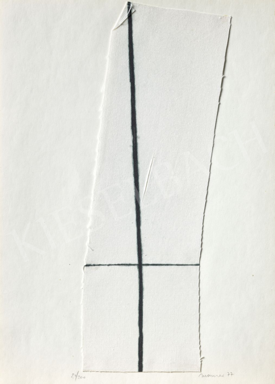  Maurer Dóra - Cím nélkül, 1977 (Mutual effect of forms 2.)  | 80. tavaszi aukció aukció / 93 tétel