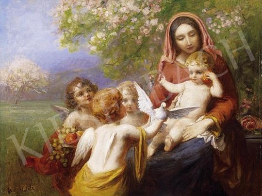 Gergely, Imre - madonna with Puttos | 4th Auction auction / 186 Lot