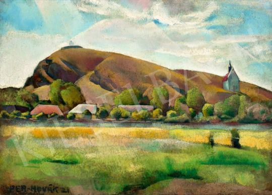 Aba-Novák, Vilmos - Upper Hungarian Landscape, 1921 | 80th Spring Auction auction / 131 Lot