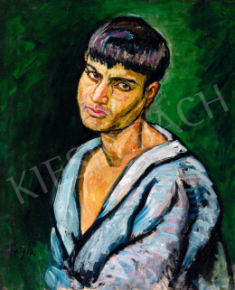  Pór Bertalan - Kék inges fiú, 1910 
