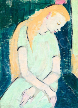  Móricz, Margit, - Pensive 